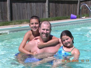 Me and the kids in the summer of 06